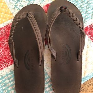 Rainbow Flip Flops
